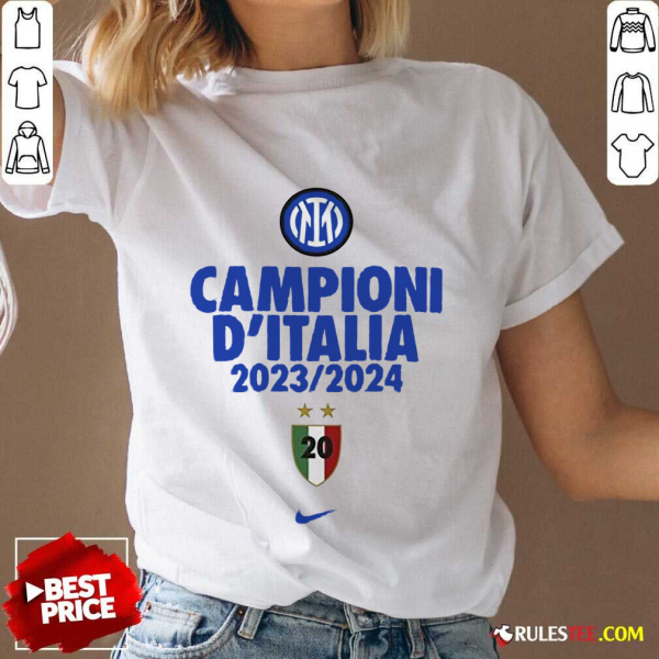 Inter Milan Campioni DItalia 2023 2024 V-neck