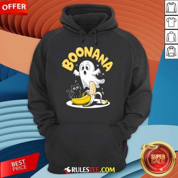 Cute Boonana Ghost And Banana Cat Hoodie