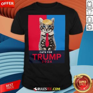 Cute Cats For Trump 2024 T-Shirt