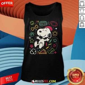 Cute Snoopy All The Best Tank-Top