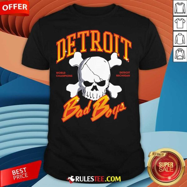 Hot Detroit Pistons Bad Boys Gradient T-Shirt