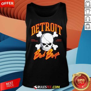 Hot Detroit Pistons Bad Boys Gradient Tank-Top