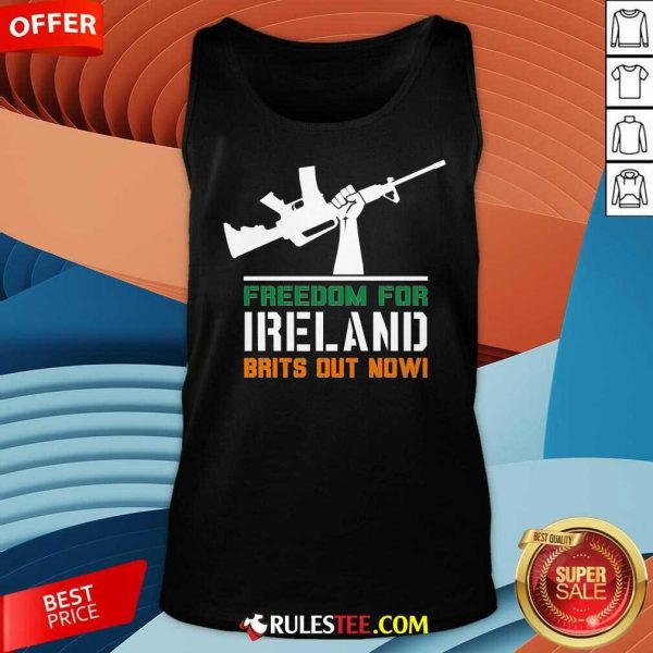 Hot Freedom For Ireland Brits Out Now Tank-Top