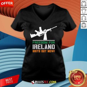 Hot Freedom For Ireland Brits Out Now V-Neck