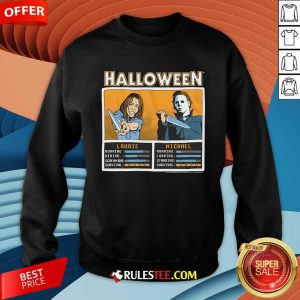 Hot Halloween Knife Fight Michael Myers Sweatshirt