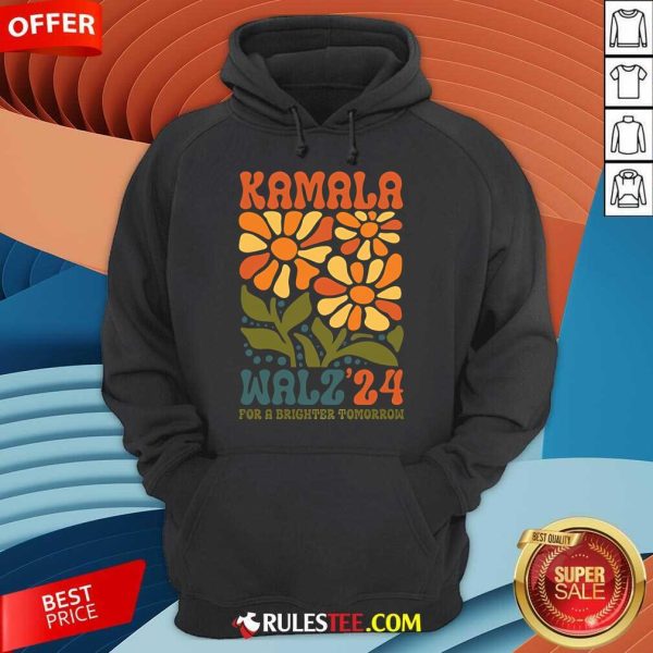 Hot Harris Walz 2024 For A Brighter Tomorrow Hoodie