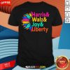 Hot Harris Walz Joy Liberty Sunflower Harris Walz Waltz 2024 T-Shirt