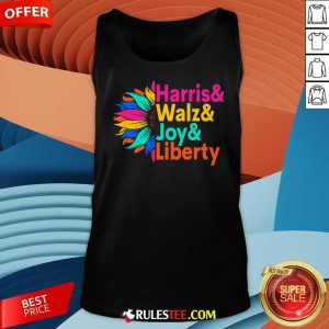 Hot Harris Walz Joy Liberty Sunflower Harris Walz Waltz 2024 Tank-Top