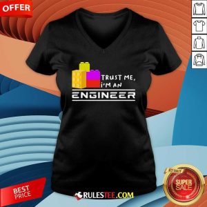 Nice Children Toy Big Building Block Trust Me I'm An Engineer V-Neck