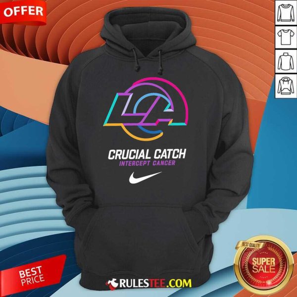 Nice Design Los Angeles Rams X Nike 2024 NFL Crucial Catch Hoodie