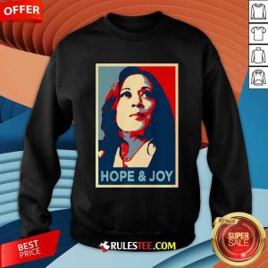 Nice Hope And Joy Kamala Harris Obama 47 Voting Sweatshirt