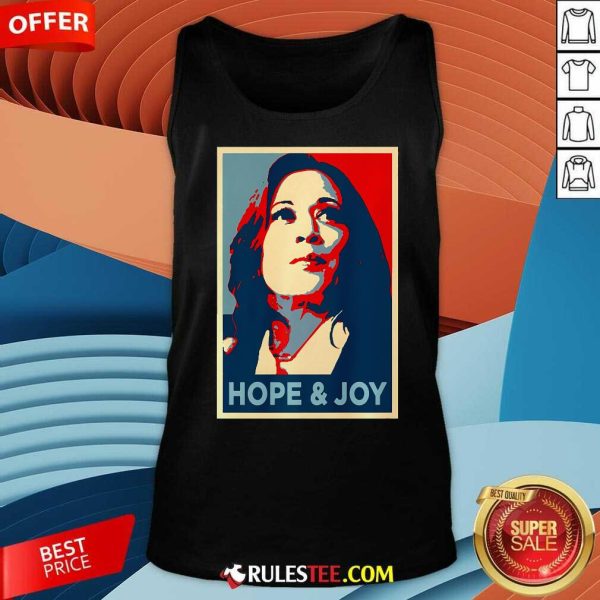 Nice Hope And Joy Kamala Harris Obama 47 Voting Tank-Top