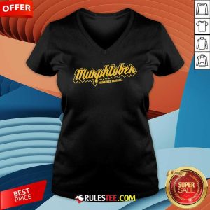 Nice Murphtober Milwaukee Brewers Baseball V-Neck