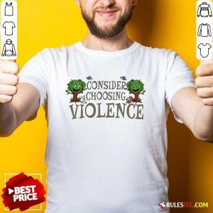 Official Adrianne Curry Consider Choosing Violence T-Shirt