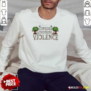 Official Adrianne Curry Consider Choosing Violence Sweatshirt