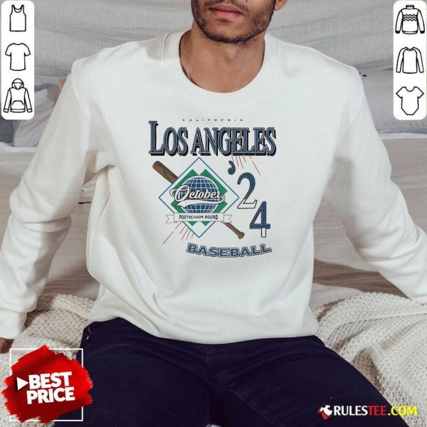 Official California Los Angeles October Postseason Bound '24 Baseball Sweatshirt