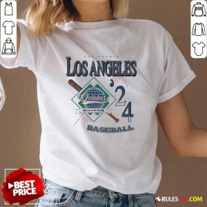 Official California Los Angeles October Postseason Bound '24 Baseball V-Neck