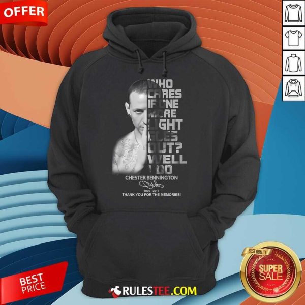 Official Chester Bennington 1976-2017 Thank You For The Memories Hoodie