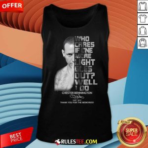 Official Chester Bennington 1976-2017 Thank You For The Memories Tank-Top