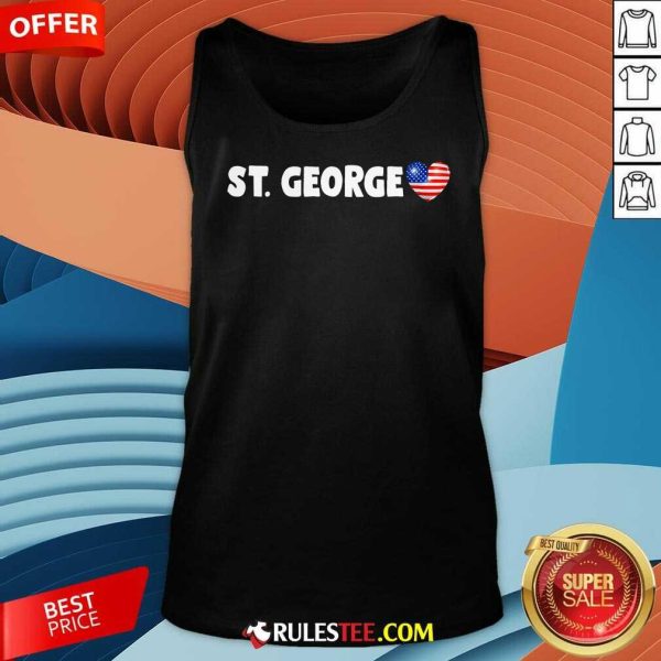 Official City St George United States St George City Tank-Top