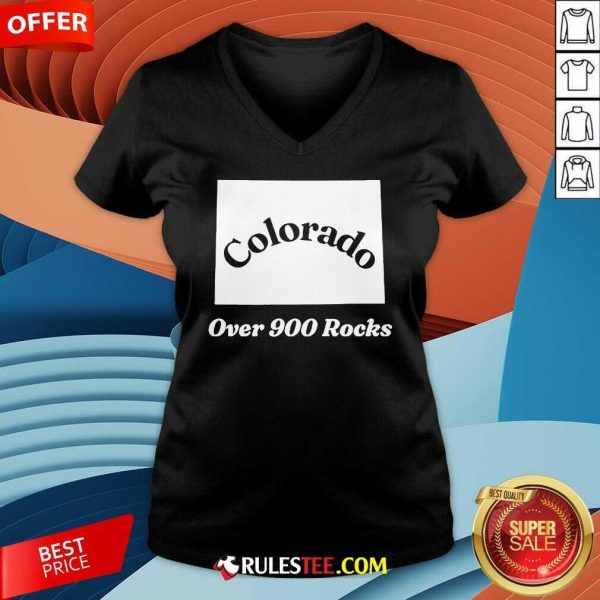 Official Colorado Over 900 Rocks V-Neck