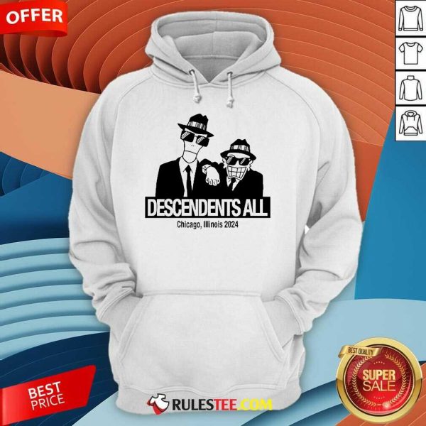 Official Descendents All Chicago Illinois 2024 Hoodie