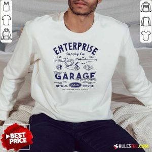 Official Enterprise Where No Garage Has Gone Before Sweatshirt