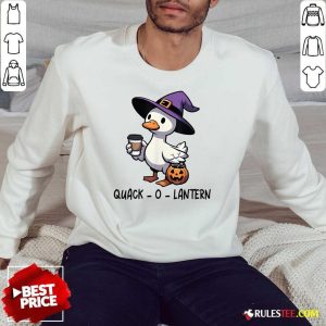 Official Goose Halloween Spooky Season Goose Quack O Lantern Sweatshirt