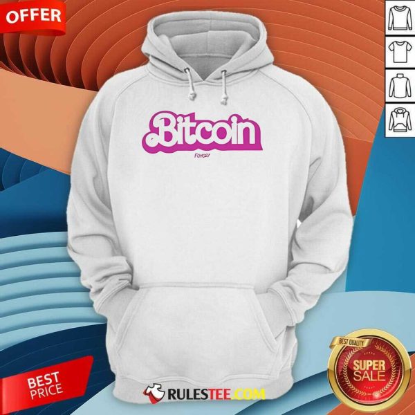 Official Hannah Hughes Wearing Bitcoin Fom021 Barbie Hoodie