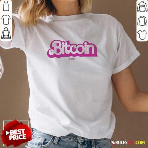 Official Hannah Hughes Wearing Bitcoin Fom021 Barbie V-Neck