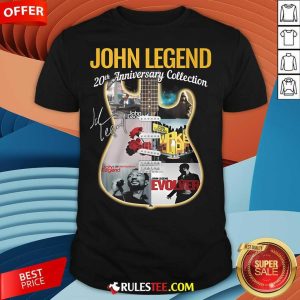 Official John Legend 20th Anniversary Collection Signature T-Shirt