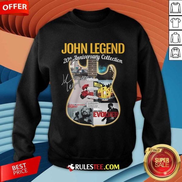 Official John Legend 20th Anniversary Collection Signature Sweatshirt