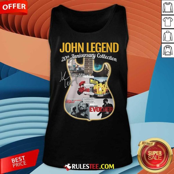 Official John Legend 20th Anniversary Collection Signature Tank-Top