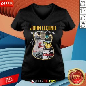 Official John Legend 20th Anniversary Collection Signature V-Neck