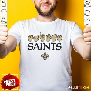 Official Love Sign X Saints ASL T-Shirt