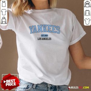 Official MLB Varsity Yankees Los Angeles V-Neck