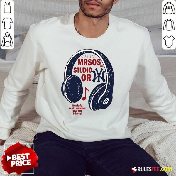 Official MLB Wonderful Music Surrounds Your Ears Sweatshirt