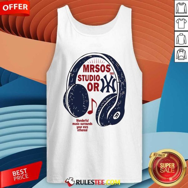 Official MLB Wonderful Music Surrounds Your Ears Tank-Top