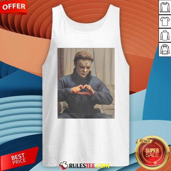 Official Michael Halloween Heart Hands Tank-Top