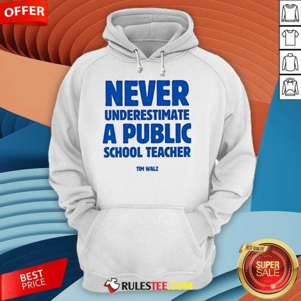 Official Never Underestimate A Public School Teacher Kamala Harris Hoodie