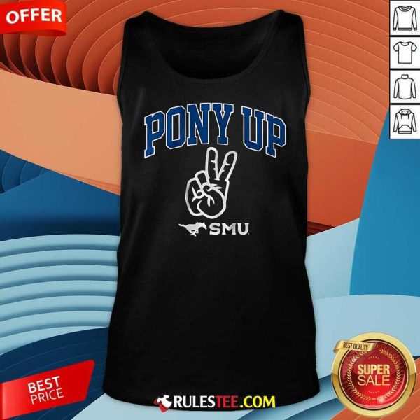 Official Smu Pony Up Tank-Top