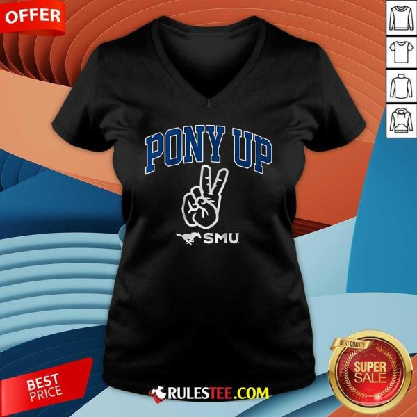 Official Smu Pony Up V-Neck