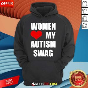 Official Tarantula Women Love My Autism Swag Hoodie