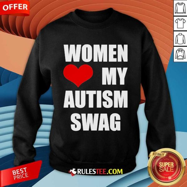 Official Tarantula Women Love My Autism Swag Sweatshirt