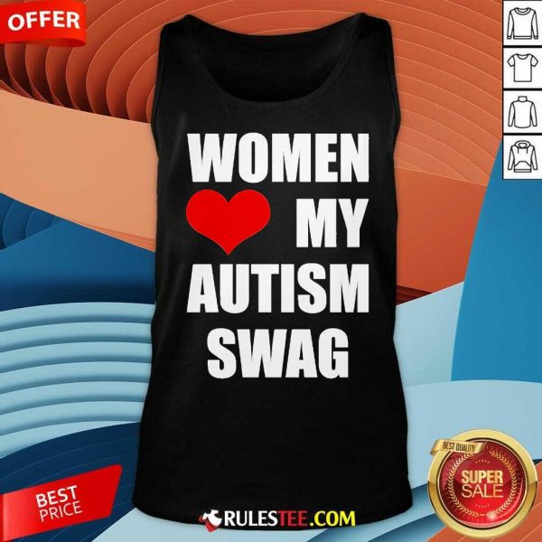 Official Tarantula Women Love My Autism Swag Tank-Top