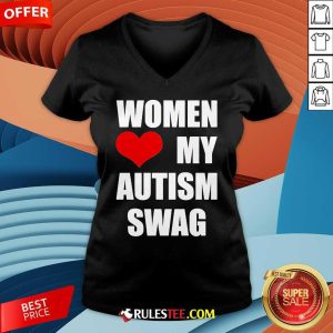 Official Tarantula Women Love My Autism Swag V-Neck