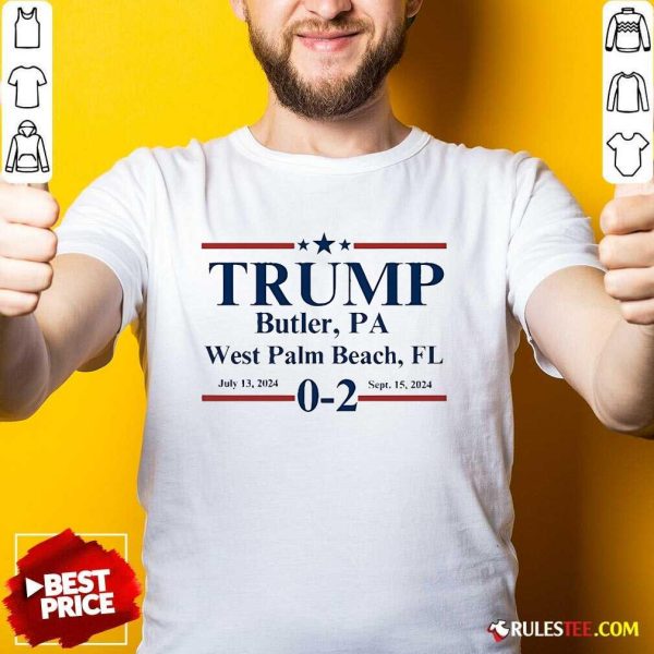 Official Trump 0-2 Unstoppable Fighter Butler T-Shirt