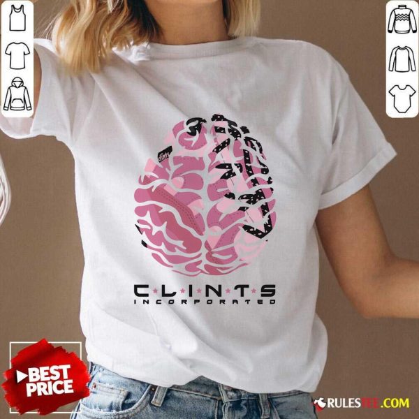 Original Brain Clints Incorporated V-Neck