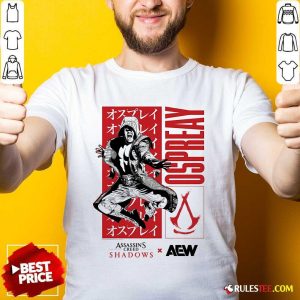 Premium Will Ospreay Aerial Assassin Assassin's Creed Shadows X AEW T-Shirt