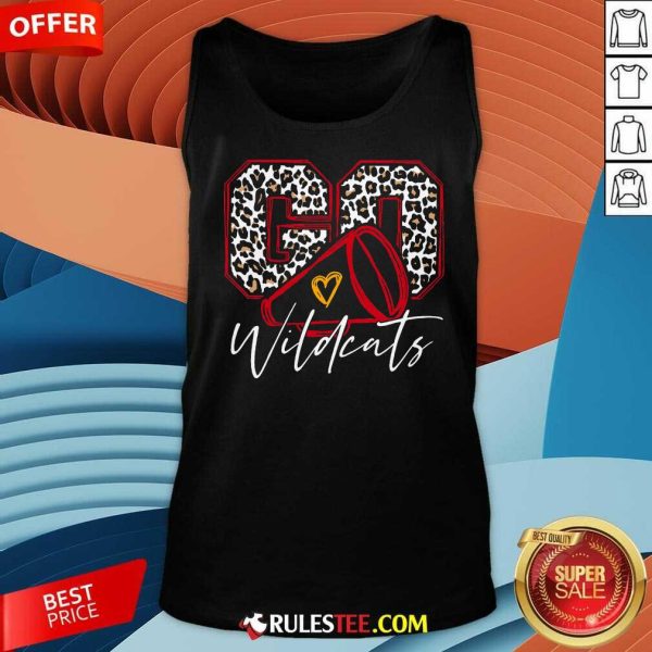 Pretty Go Cheer Wildcats Name Athletic Sport Tank-Top